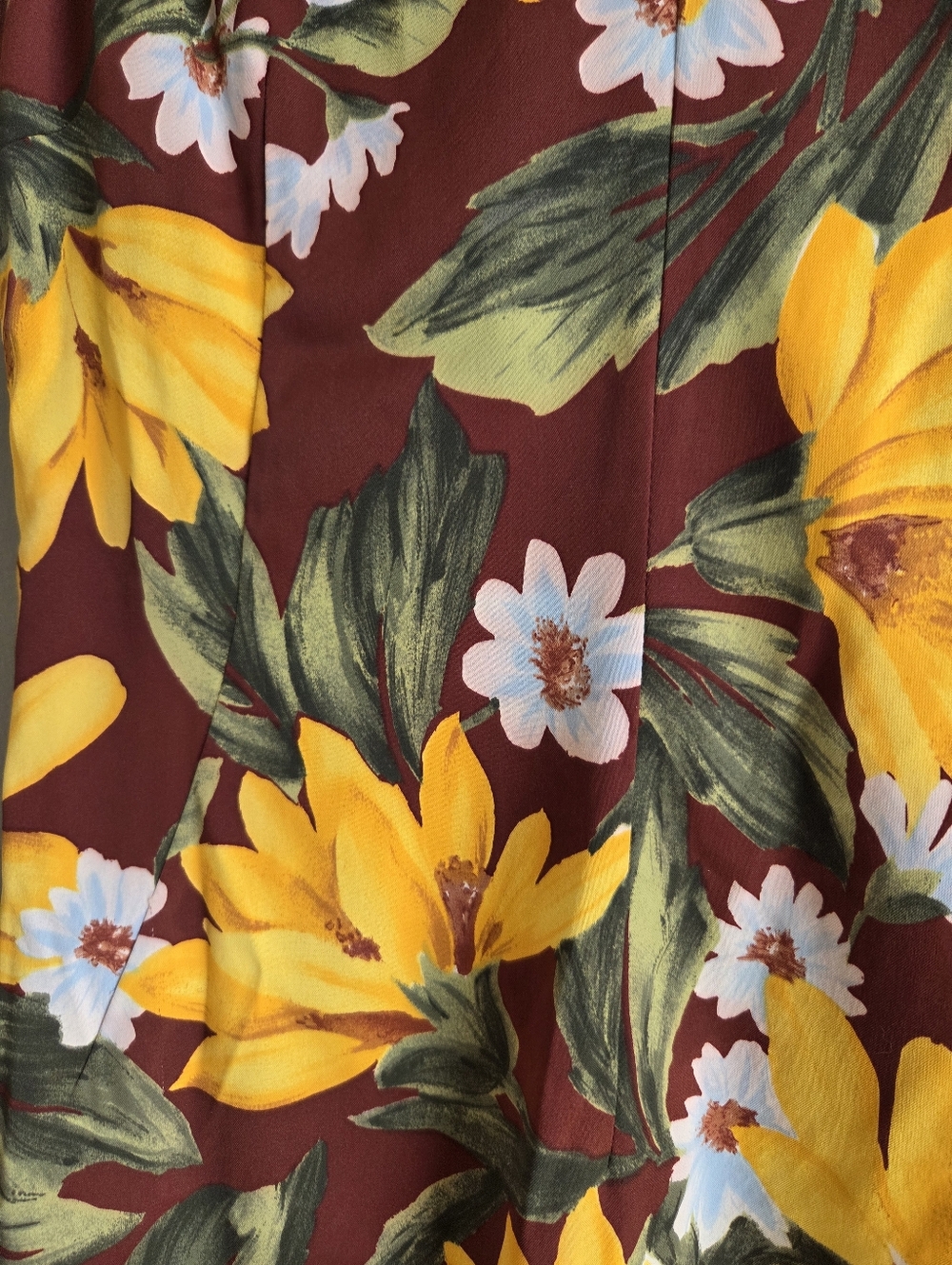 Dolce & Gabbana D&G Sunflower V-Neck Tank Dress Low Back Dress Size IT 42 US 6 - Picture 6 of 12